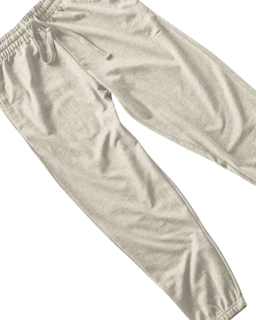 POUND sport joggers black cotton straight leg